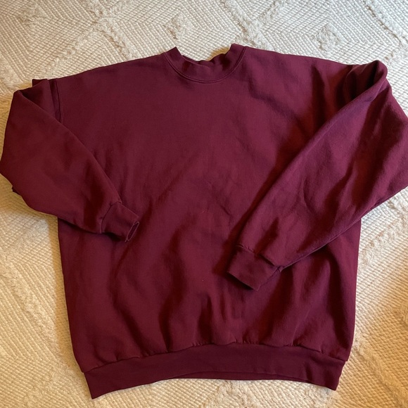 Hanes Other - Vintage Hanes comfort blend printpro boxy 90s y2k made Mexico wine crewneck XL
